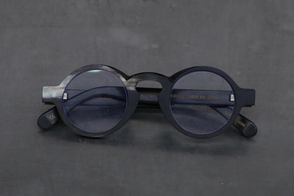 Rigards Black & White Matte Clear Glasses RG0060